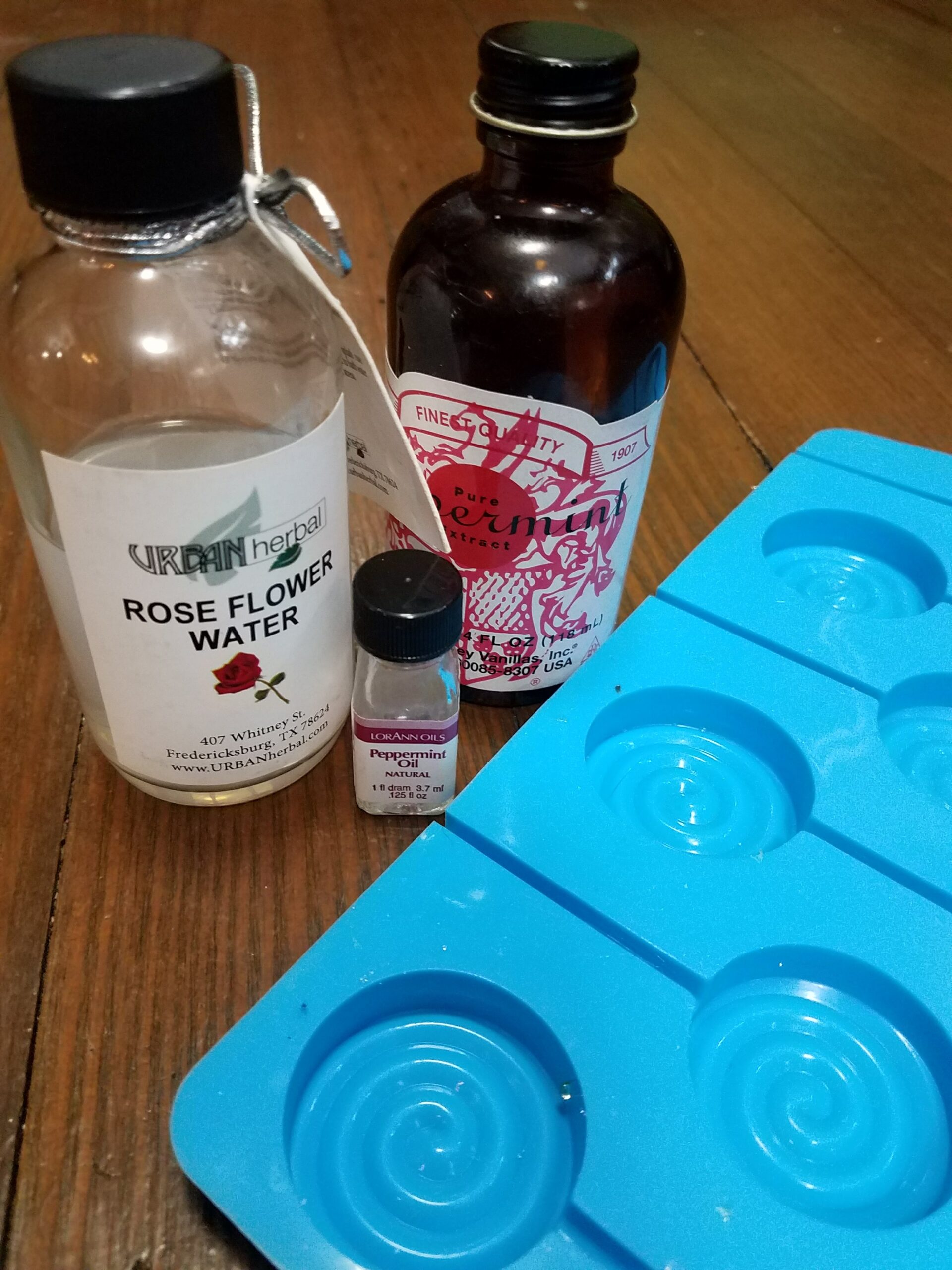 Rose flower water