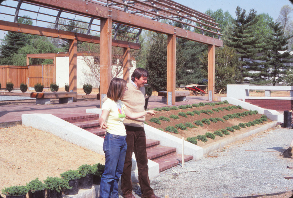 Holly Shimizu, NHG’s first curator, and Tom Wirth, landscape architect