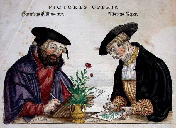 Illustration of Heinrich Fullmaurer and Albrecht Meyer