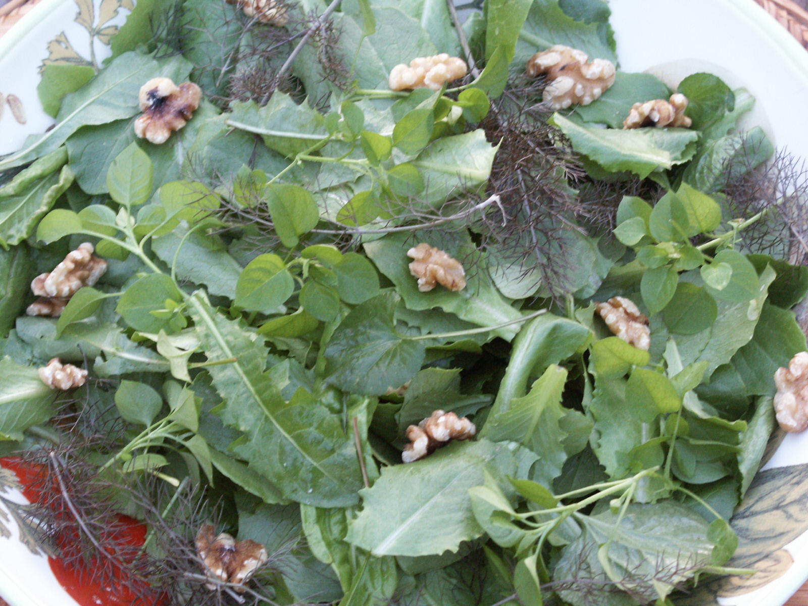 Wild weed salad
