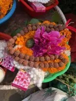 Beads as temple offering