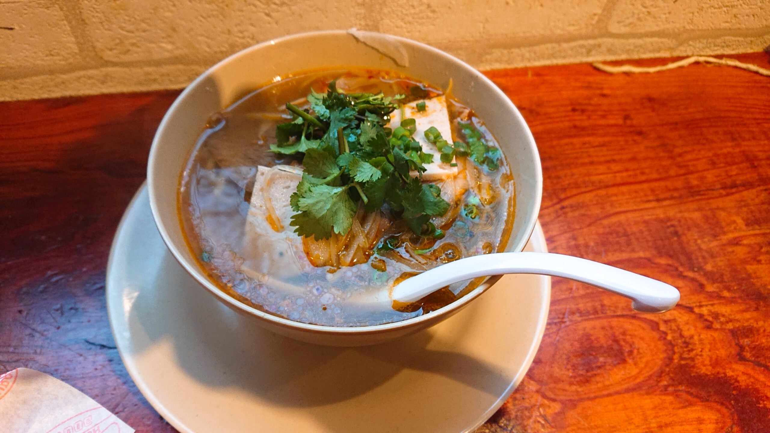 Cilantro in a Chinese cuisine dish