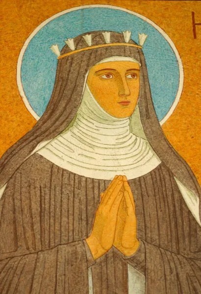 Painting of Hildegard of Bingen