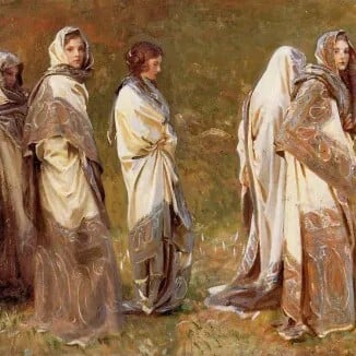 Painting by John Singer Sargent, Cashmere, 1908