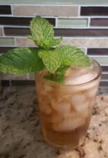Mint in glass