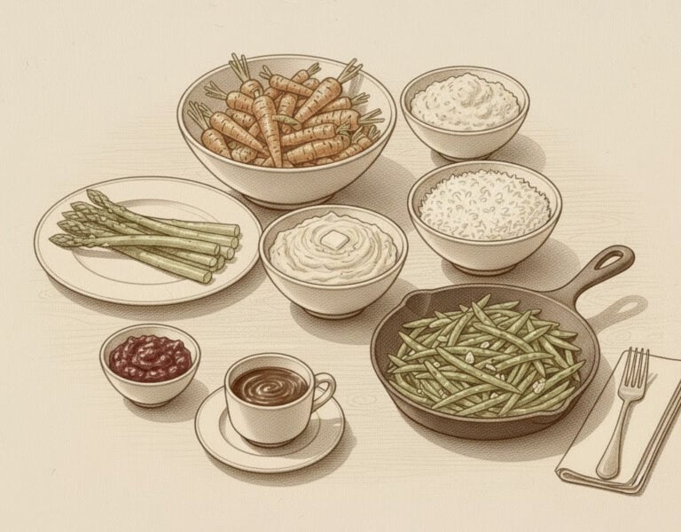 Green Beans with Savory and Shallots