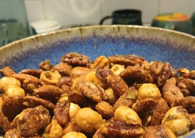 Spicy Herb Roasted Nuts