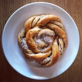 Swedish cardamom roll