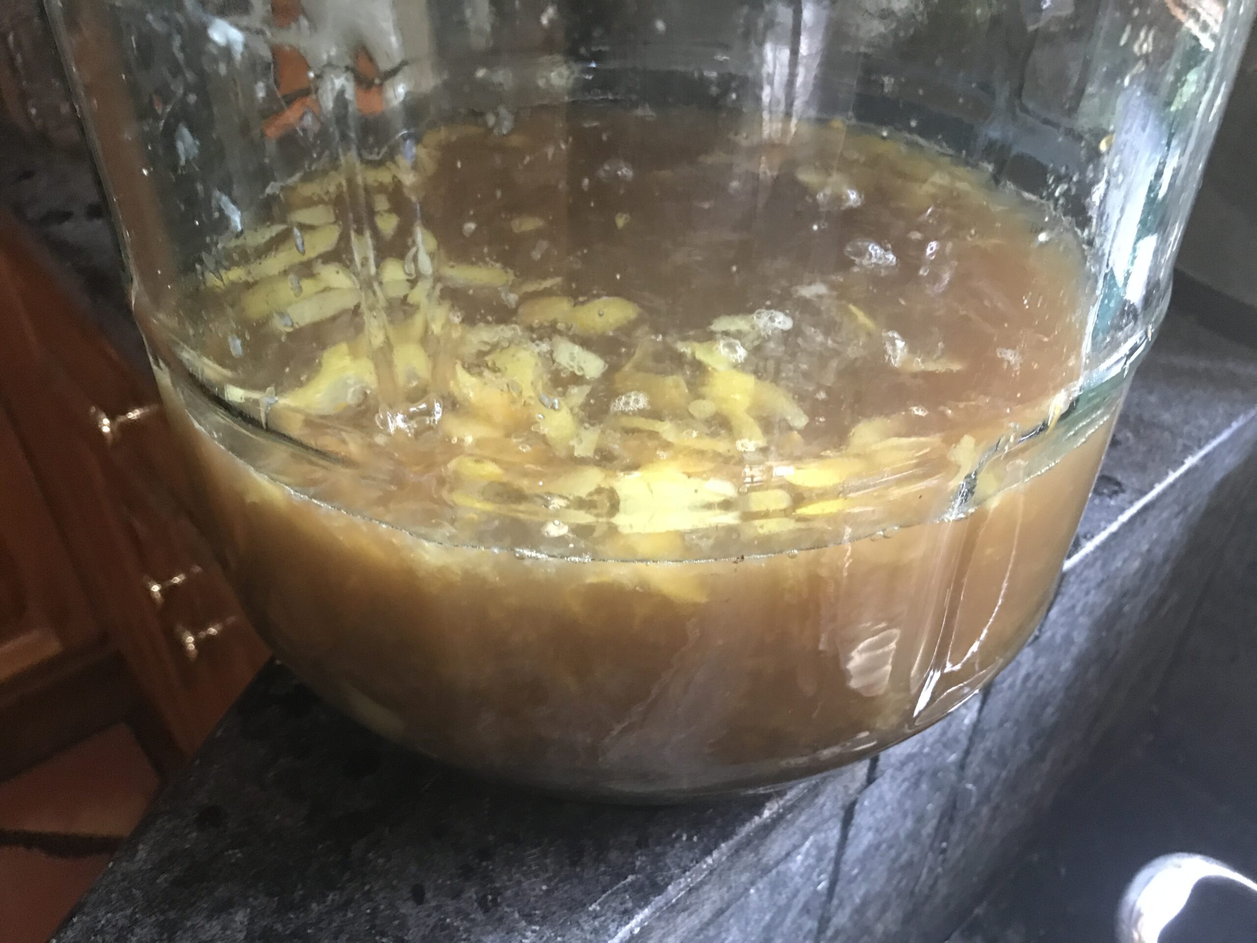 Carboy, ready to ferment
