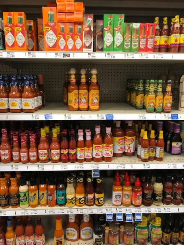 Cayenne hot pepper display by maryann redal