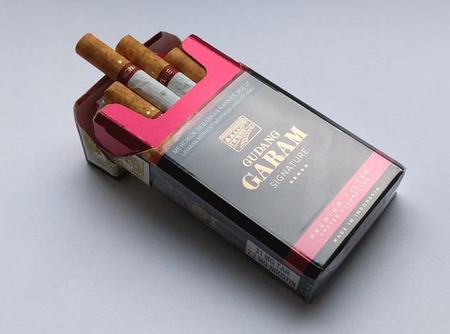 Pack of clove cigarettes