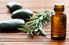 Essential oils with rocks