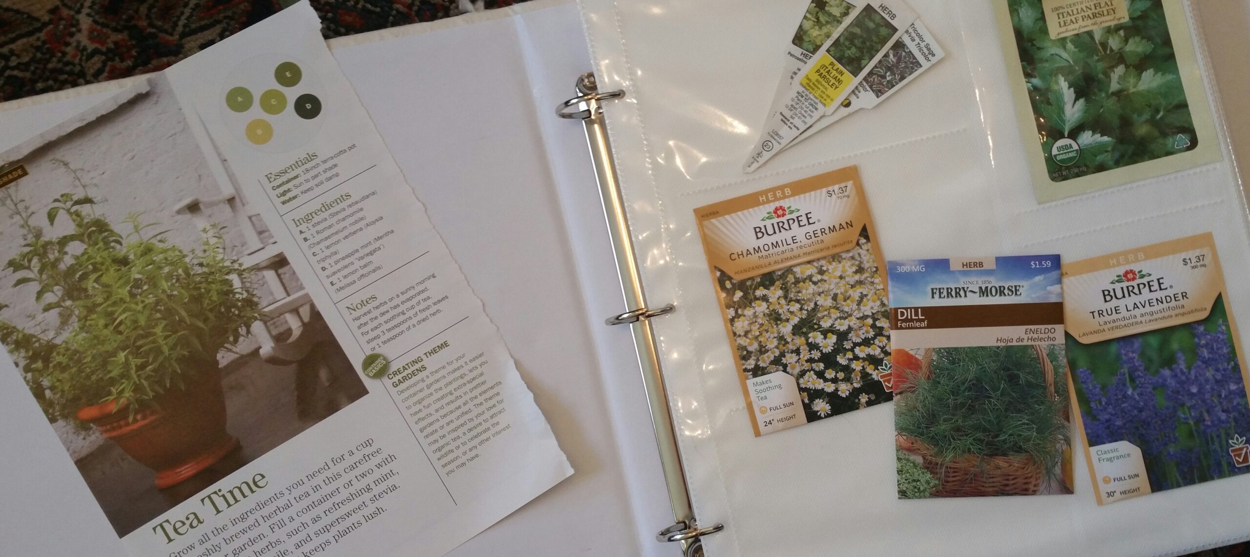 garden journal 1