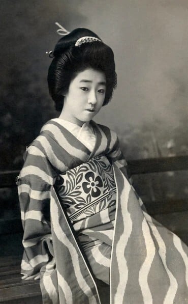 Geisha retro vintage japanes asia