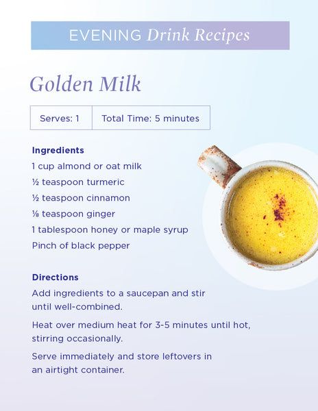 A recipe for golden milk