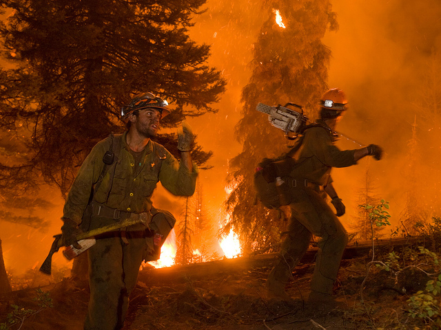 Hot shot firefighters
