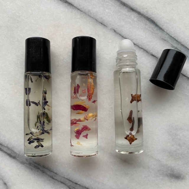 Relaxing blend, Energizing blend, Refreshing blend