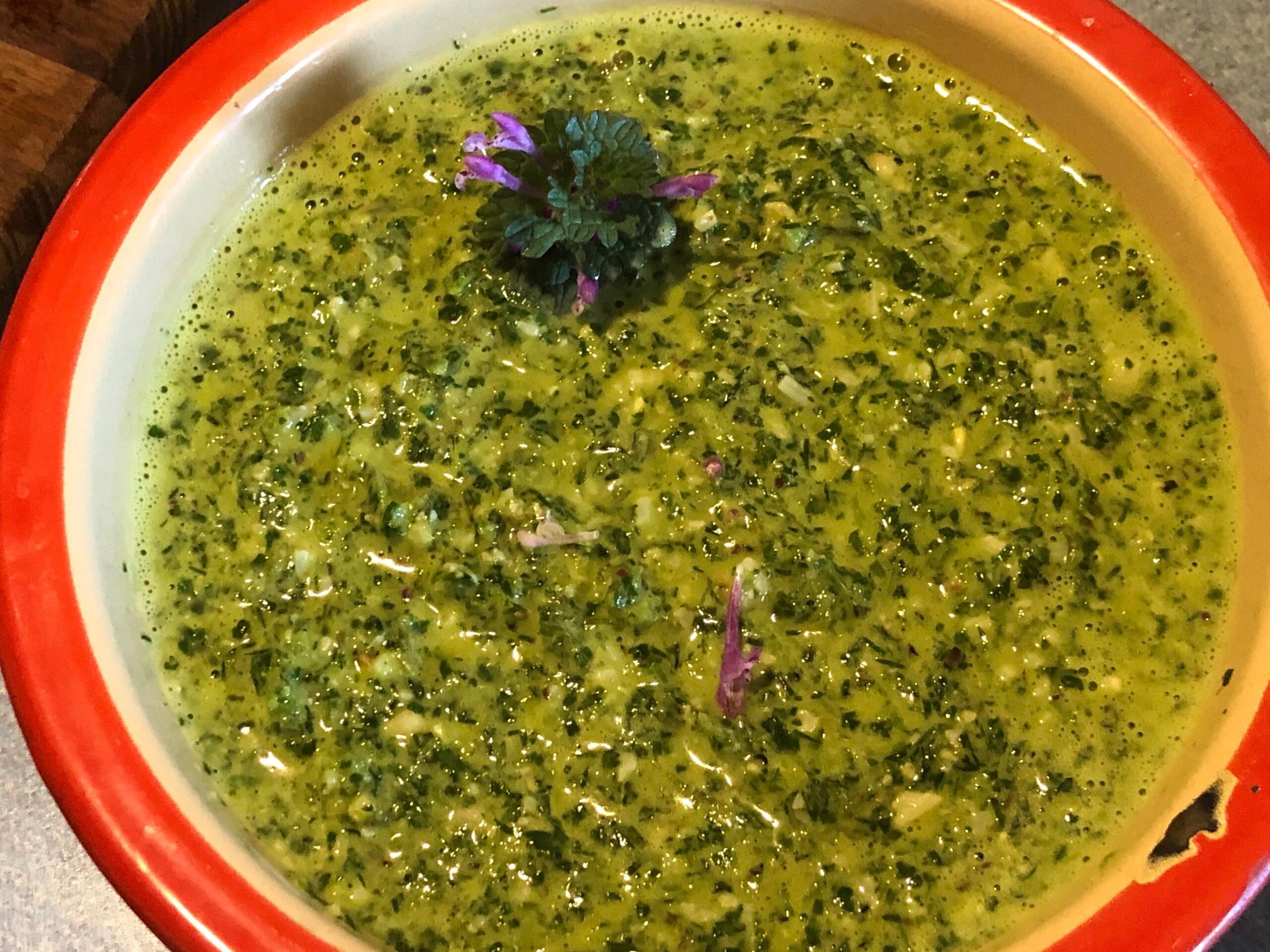 Wild Greens Salsa Verde