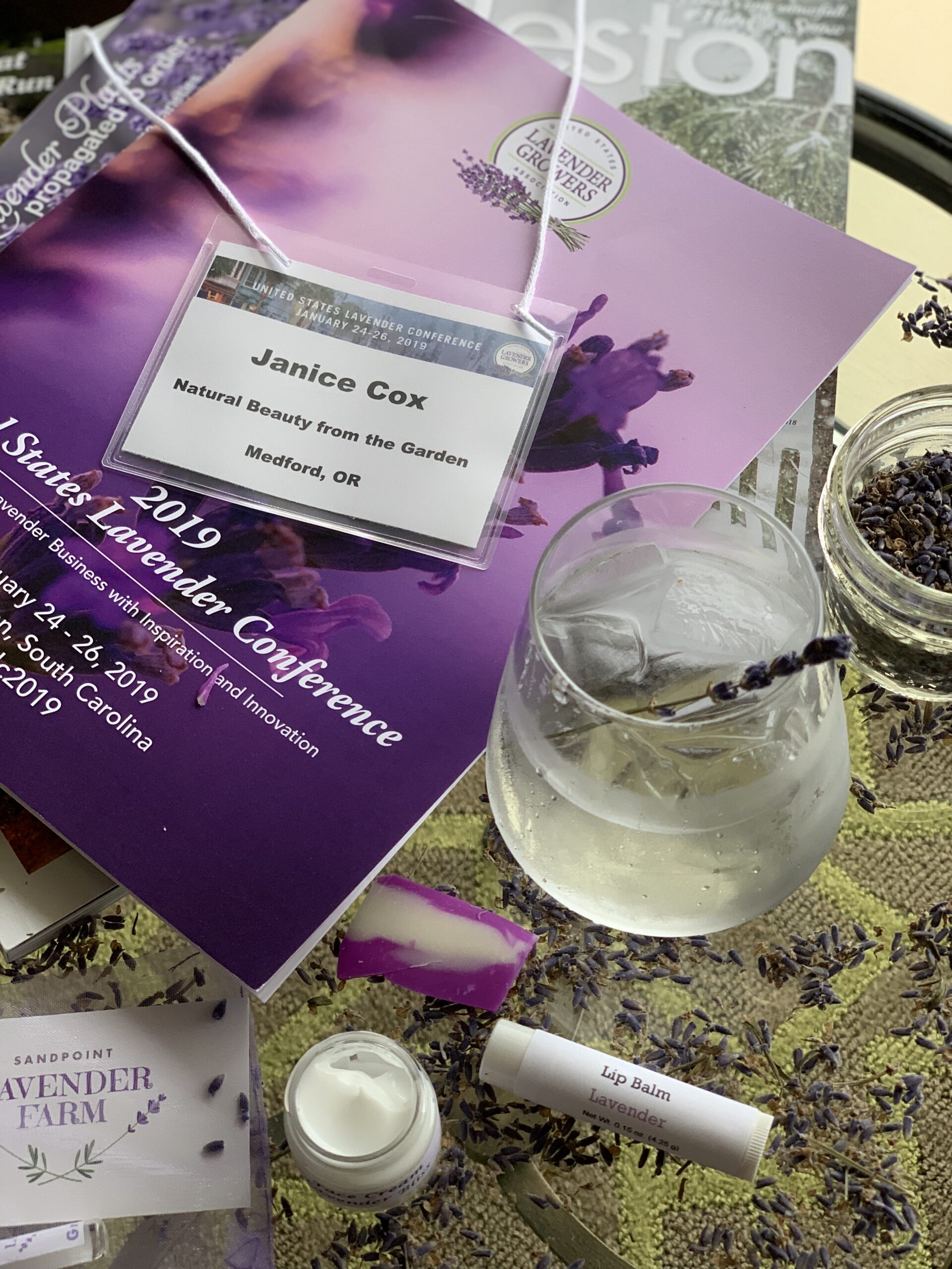 Lavender farm product and Book