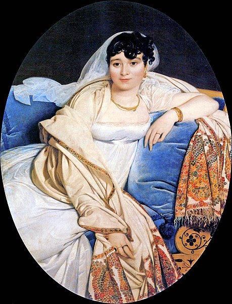 Painting of “Madame Riviere” 1805 by Jean Auguste Dominique Ingres, Wikipedia.