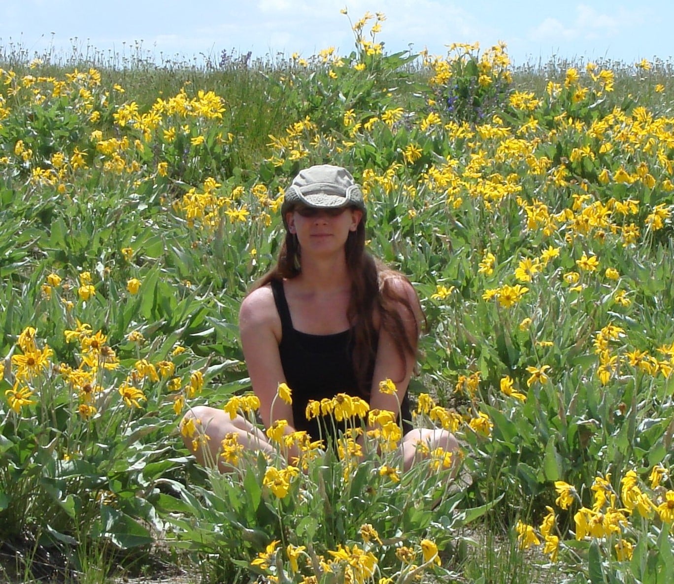 Me and Arnical cordifolia cropped and zoomed3