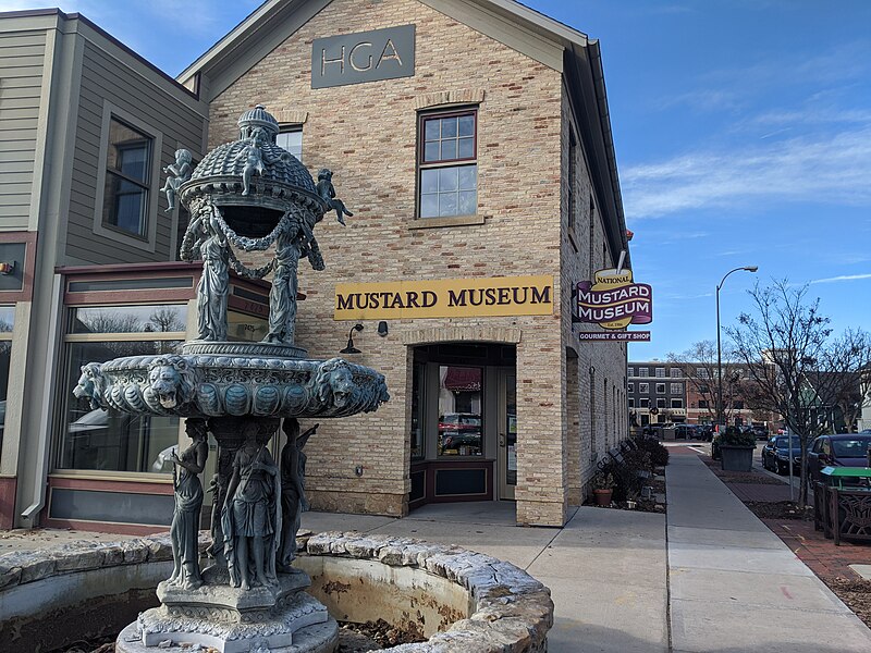 Picture of the outside of the National Mustard Museum, Middleton, Wisconsin