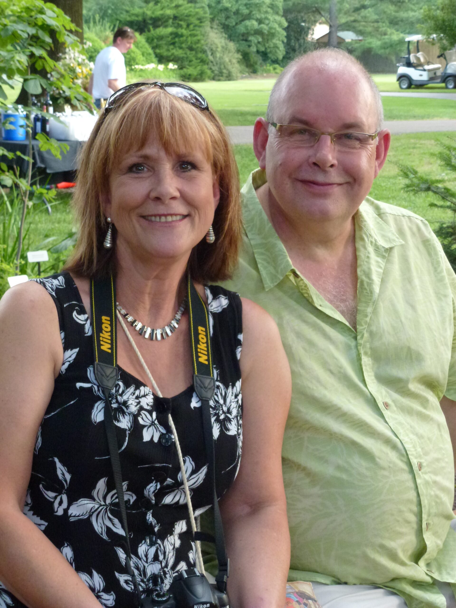 Steven Foster and his wife, Donna