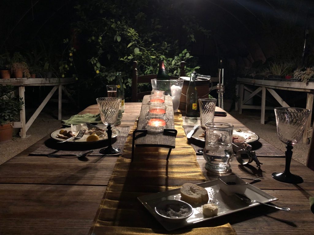 Theresa Wylie URBANherbal dinner table