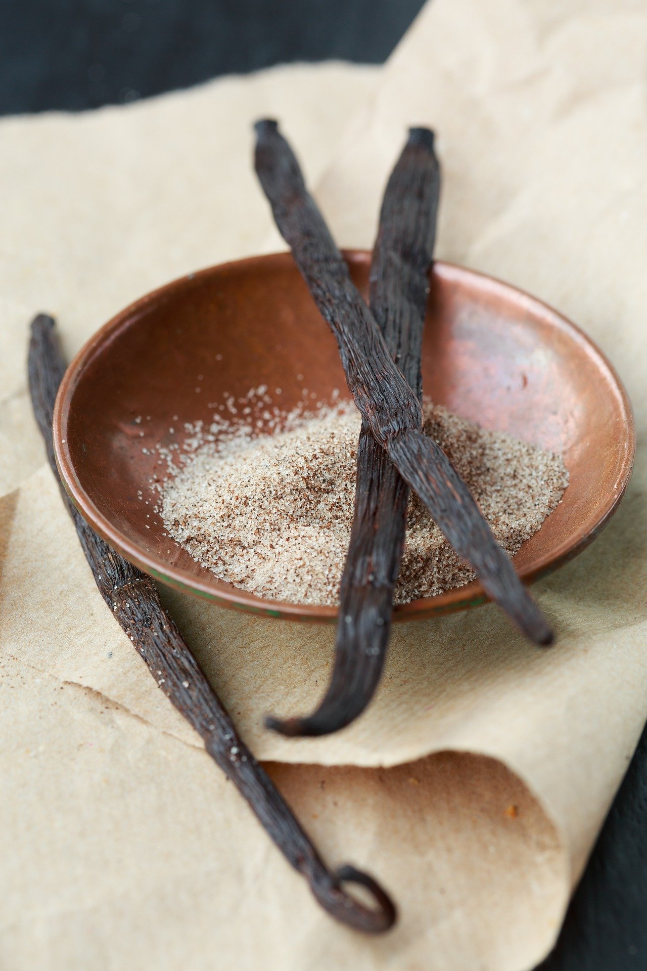 Preparing Vanilla-Scented Suga